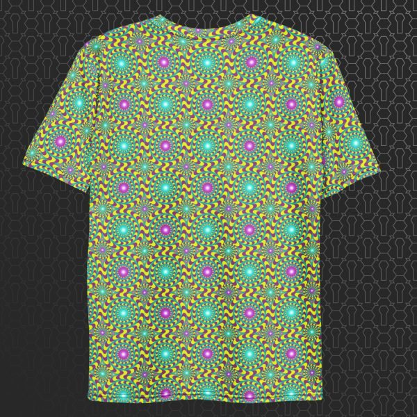Trip Hazard Men’s Eco-Conscious Visionary Art T-Shirt - Image 2