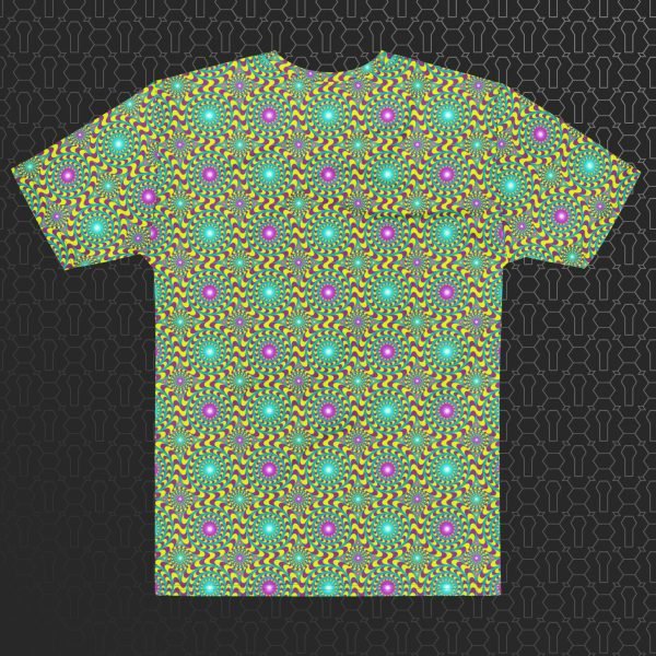 Trip Hazard Men’s Eco-Conscious Visionary Art T-Shirt - Image 4