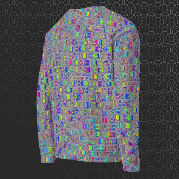 Psyliscious Eco-Conscious Visionary Art Sweater - Image 2
