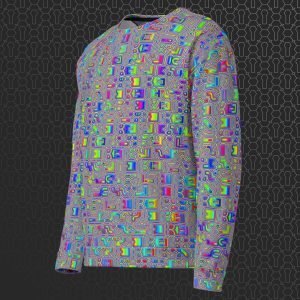 Psyliscious Eco-Conscious Visionary Art Sweater