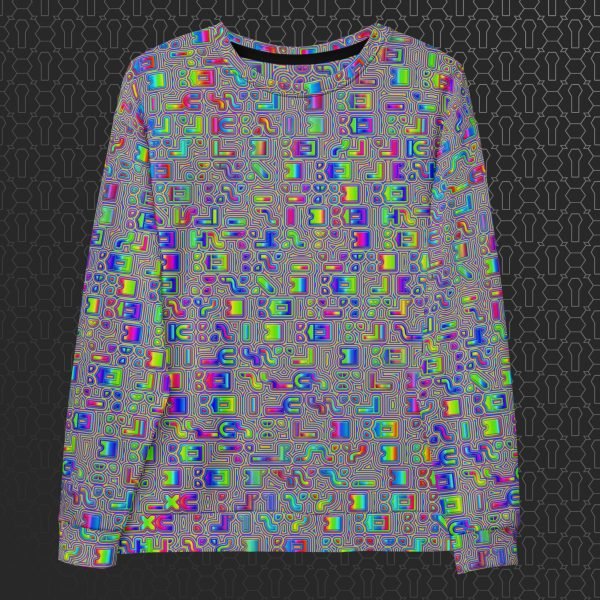Psyliscious Eco-Conscious Visionary Art Sweater - Image 4