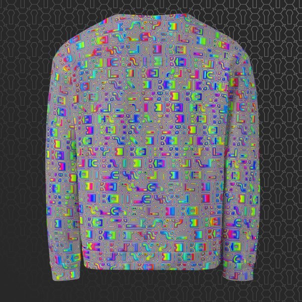 Psyliscious Eco-Conscious Visionary Art Sweater - Image 5