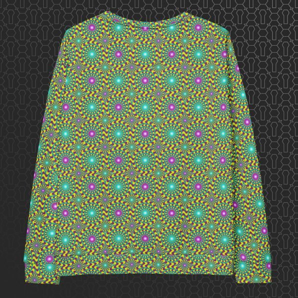 Trip Hazard Eco-Conscious Visionary Art Sweater - Image 5