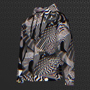Dissolution Visionary Art All-Over Zip Hoodie