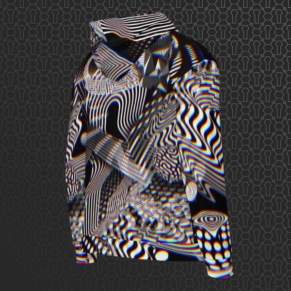 Dissolution Visionary Art All-Over Zip Hoodie - Image 3