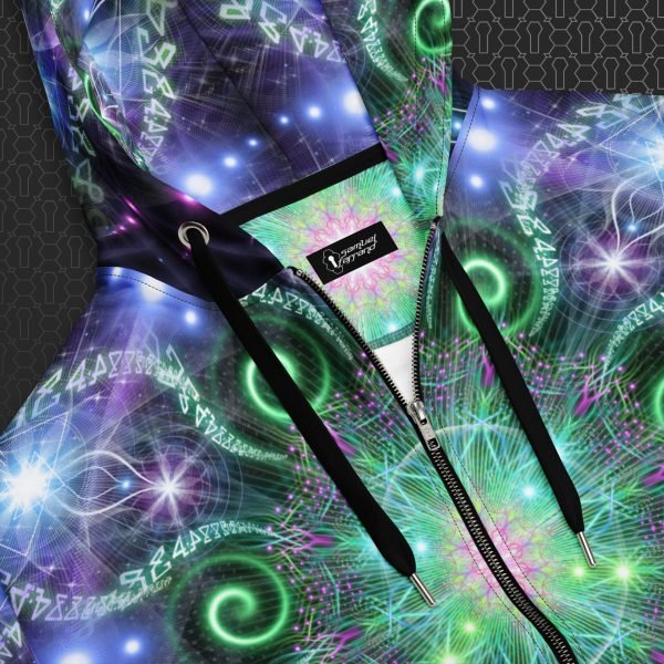 Soul Star Visionary Art Zip Hoodie - Image 3