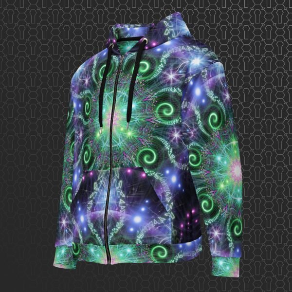 Soul Star Visionary Art Zip Hoodie - Image 4