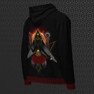 Baphomet Visionary Art Graphic Zip Hoodie