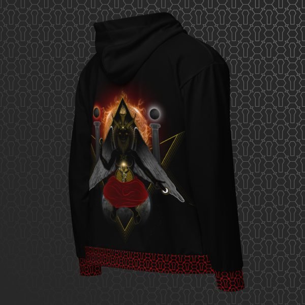 Baphomet Visionary Art Graphic Zip Hoodie