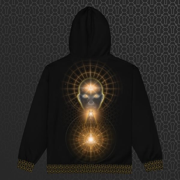 Coherence Visionary Art Graphic Zip Hoodie - Image 5