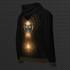 Coherence Visionary Art Graphic Zip Hoodie