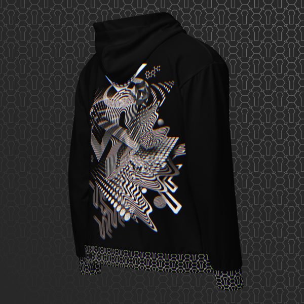 Dissolution Visionary Art Graphic Zip Hoodie