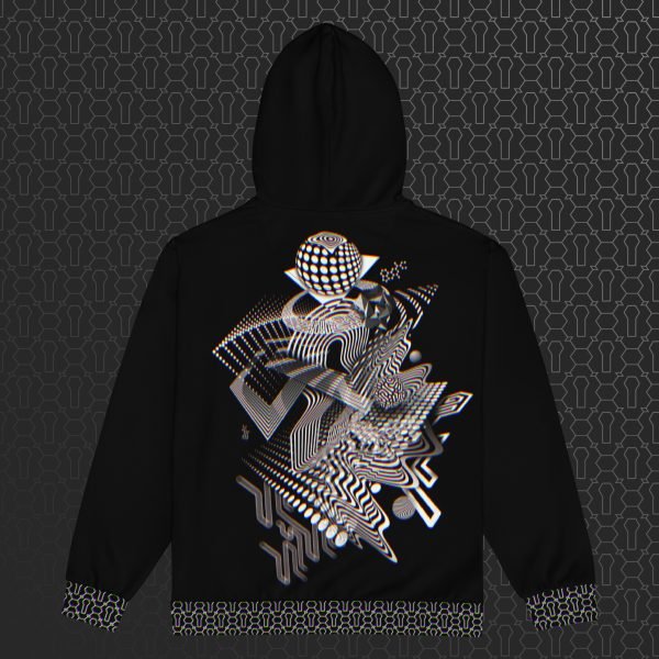 Dissolution Visionary Art Graphic Zip Hoodie - Image 5