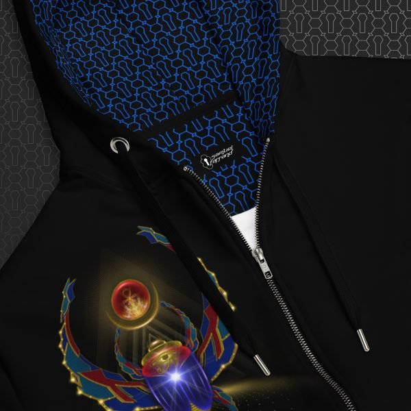 Khepera Visionary Art Graphic Zip Hoodie - Image 3