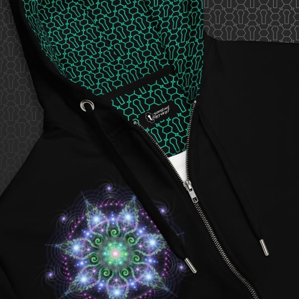 Soul Star Visionary Art Graphic Zip Hoodie - Image 3