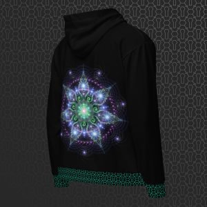 Soul Star Visionary Art Graphic Zip Hoodie