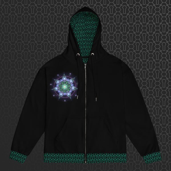 Soul Star Visionary Art Graphic Zip Hoodie - Image 6