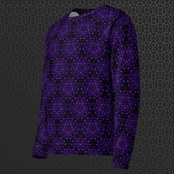Enchant Trance Eco-Conscious Visionary Art Sweater - Image 2