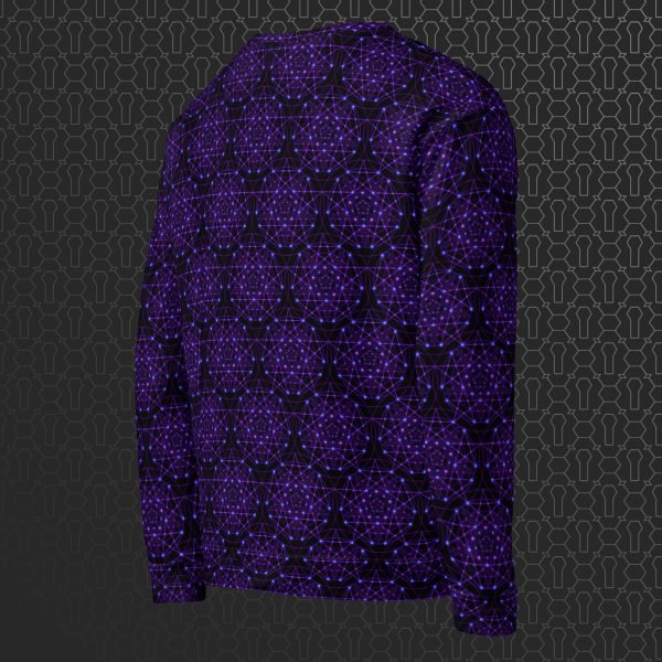 Enchant Trance Eco-Conscious Visionary Art Sweater - Image 3