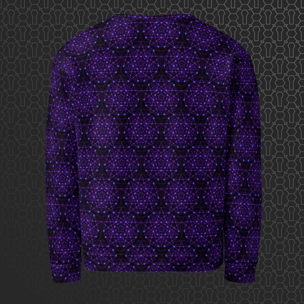 Enchant Trance Eco-Conscious Visionary Art Sweater - Image 4