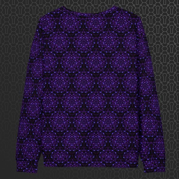 Enchant Trance Eco-Conscious Visionary Art Sweater - Image 5