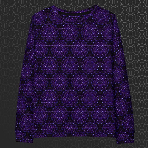 Enchant Trance Eco-Conscious Visionary Art Sweater - Image 6