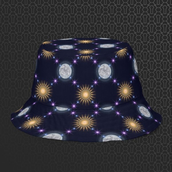 Celestial Bodies Visionary Art Bucket Hat - Image 2