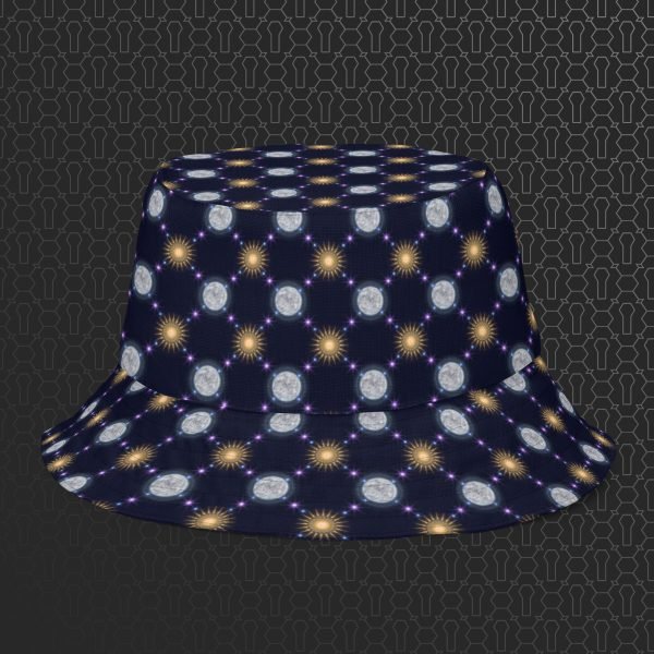 Celestial Bodies Visionary Art Bucket Hat