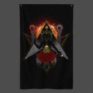 Baphomet (Full) UV/RGB Reactive Visionary Art Tapestry