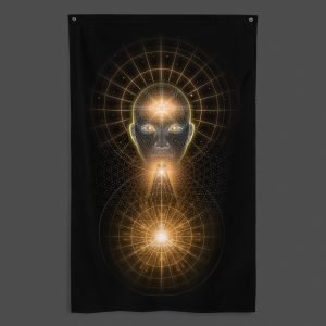Coherence (Full) UV/RGB Reactive Visionary Art Tapestry