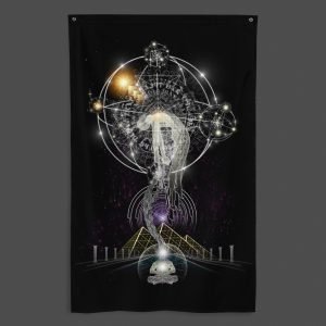 Conscendo Animus (Full) UV/RGB Reactive Visionary Art Tapestry