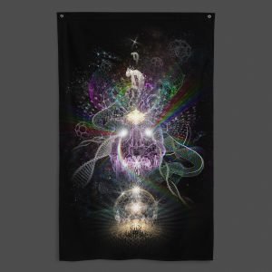 Satori (Full) UV/RGB Reactive Visionary Art Tapestry