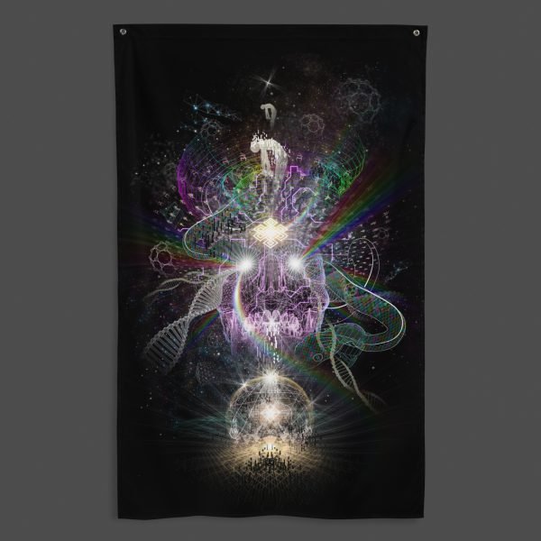 Satori (Full) UV/RGB Reactive Visionary Art Tapestry