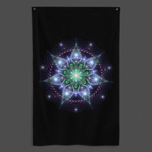 Soul Star (Full) UV/RGB Reactive Visionary Art Tapestry