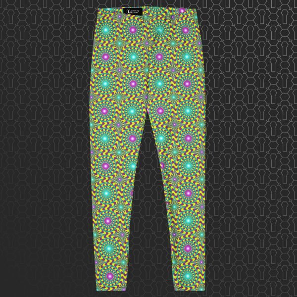 Trip Hazard Eco-Conscious Visionary Art Leggings - Image 4