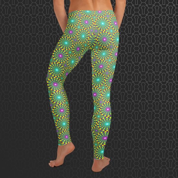 Trip Hazard Eco-Conscious Visionary Art Leggings