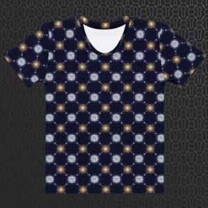 Celestial Bodies Women’s Eco-Conscious Visionary Art T-Shirt