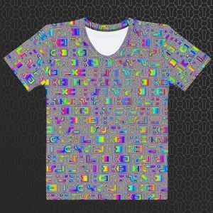 Psyliscious Women’s Eco-Conscious Visionary Art T-Shirt