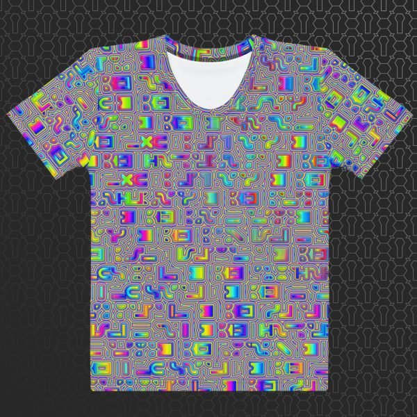 Psyliscious Women’s Eco-Conscious Visionary Art T-Shirt
