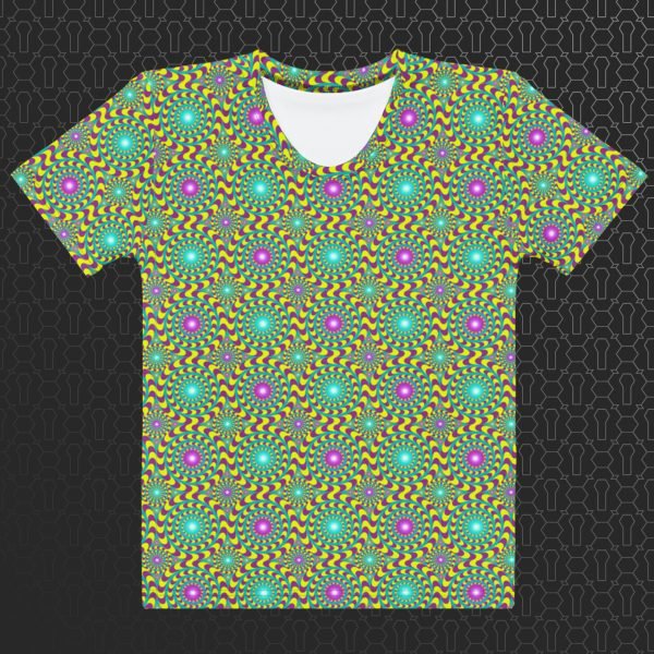 Trip Hazard Women’s Eco-Conscious Visionary Art T-Shirt
