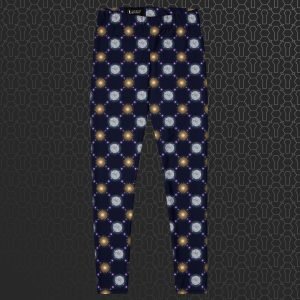 Celestial Bodies Eco-Conscious Visionary Art Leggings