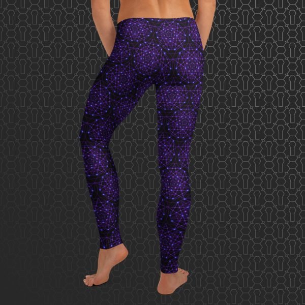Enchant Trance Eco-Conscious Visionary Art Leggings - Image 2