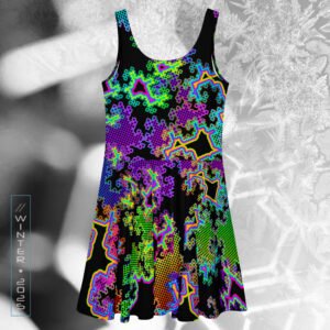 NEW!⚡Only 25 Made! Fractal Dreams Visionary Art Dress
