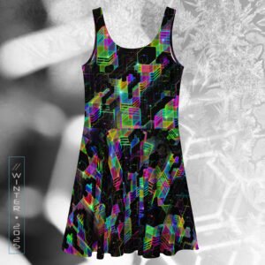NEW!⚡Only 25 Made! Question Everything Visionary Art Dress