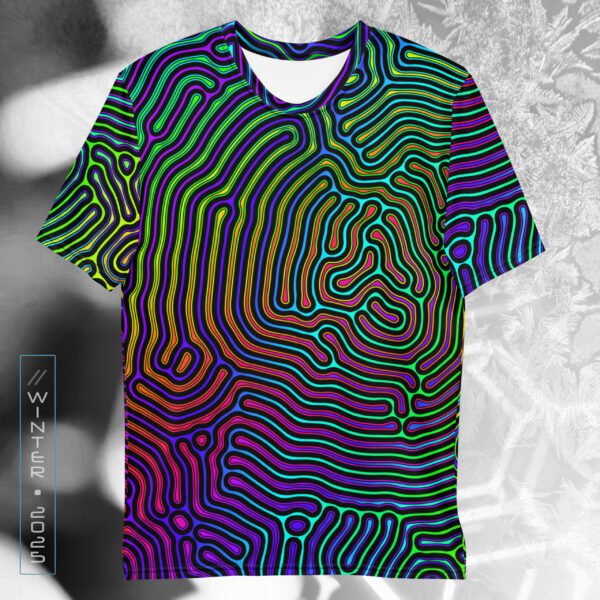 NEW!⚡Only 25 Made! Biologic Men’s Visionary Art All-Over Print T-Shirt