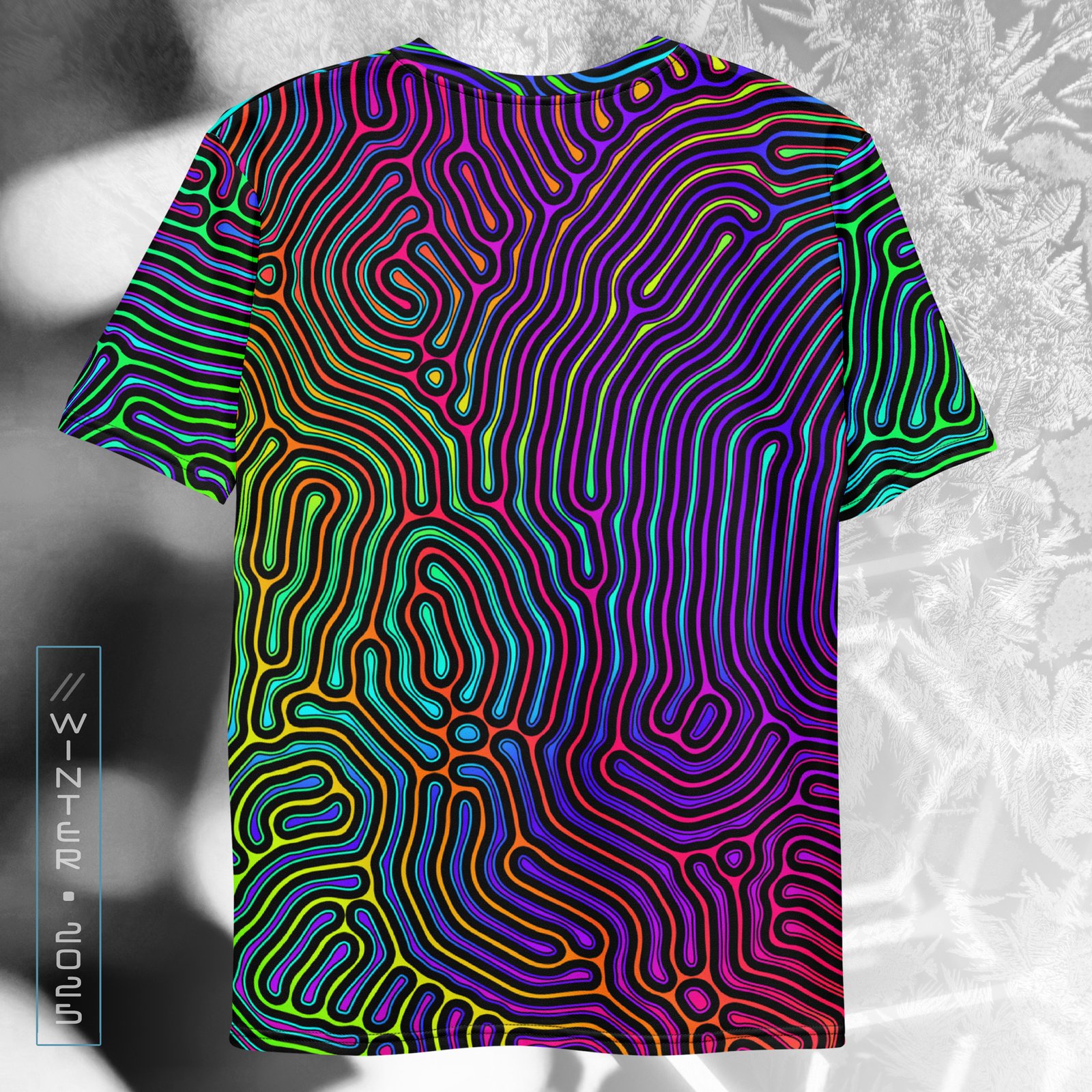 NEW!⚡Only 25 Made! Biologic Men’s Visionary Art All-Over Print T-Shirt - Image 2