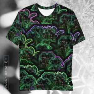 NEW!⚡Only 25 Made! Biosynthebliss Men’s Visionary Art All-Over Print T-Shirt