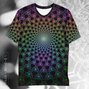 NEW!⚡Only 25 Made! Brainfreeze Men’s Visionary Art All-Over Print T-Shirt