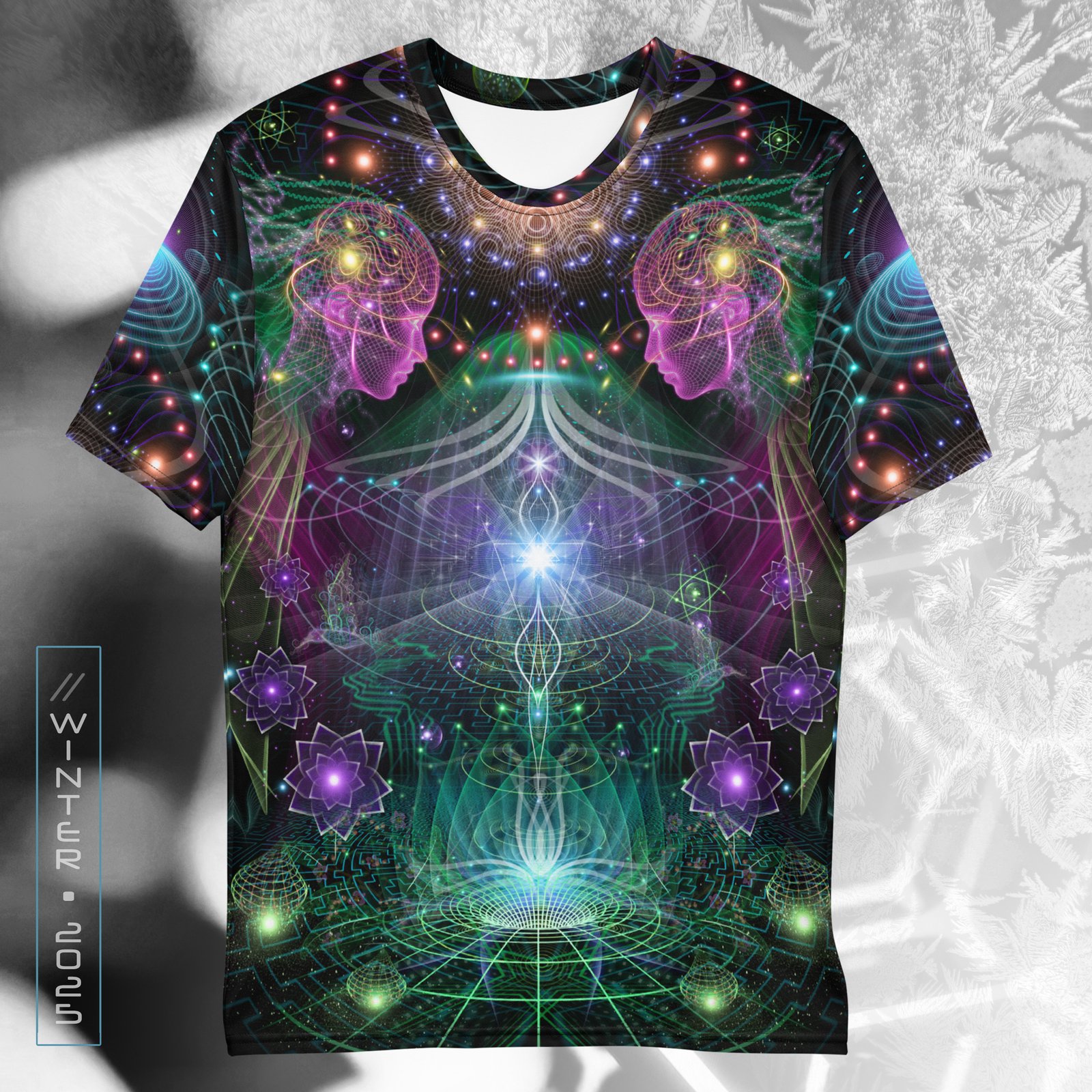 NEW!⚡Only 25 Made! Holobloom Men’s Visionary Art All-Over Print T-Shirt