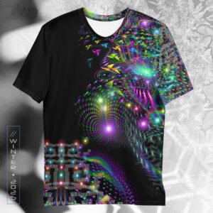 NEW!⚡Only 25 Made! Huachamama Men’s Visionary Art All-Over Print T-Shirt